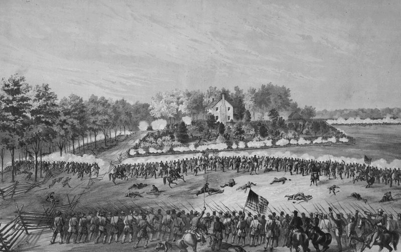 Sketch of the Battle of Jackson image. Click for full size.
