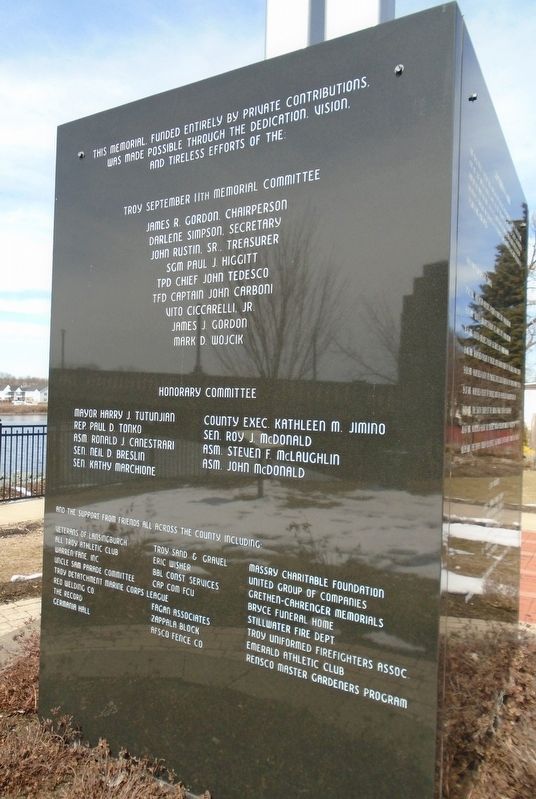 September 11<sup>th</sup> Memorial South Elevation image. Click for full size.