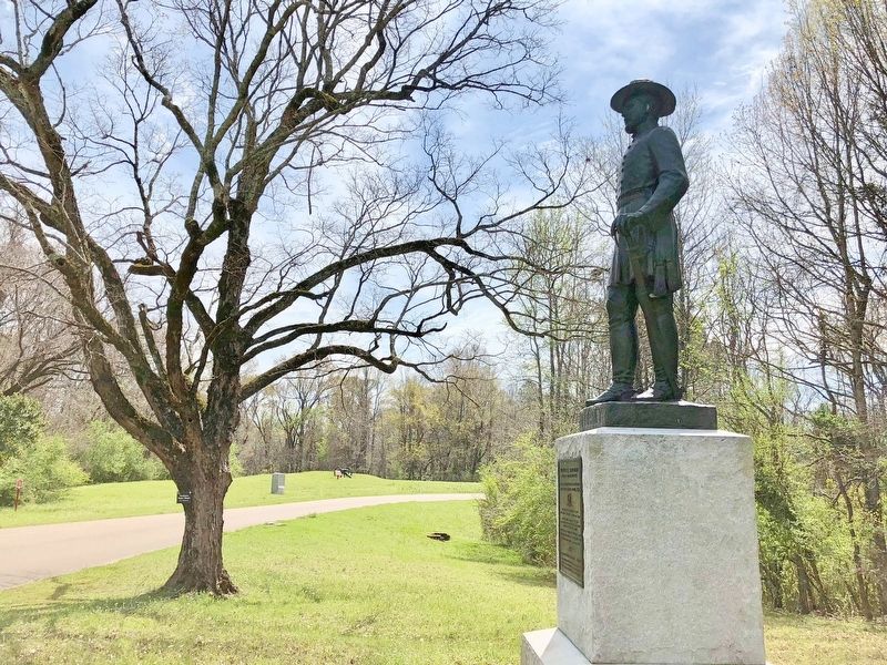 View of the John H. Forney statue looking south. image. Click for full size.