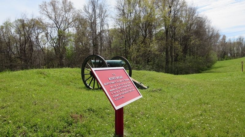 View from marker looking south on Confederate Avenue. image. Click for full size.