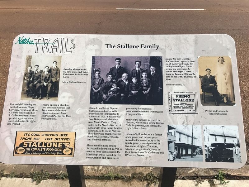 The Stallone Family Marker image. Click for full size.