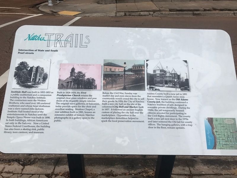 Intersection of State and South Pearl streets Marker. Click for full size. Intersection of State and South Pearl streets Marker image. Click for full size.