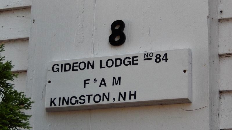 Gideon Lodge #84, F. & A. M. image. Click for full size.