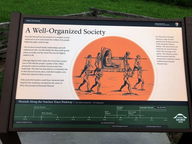 A Well-Organized Society Marker image. Click for full size.