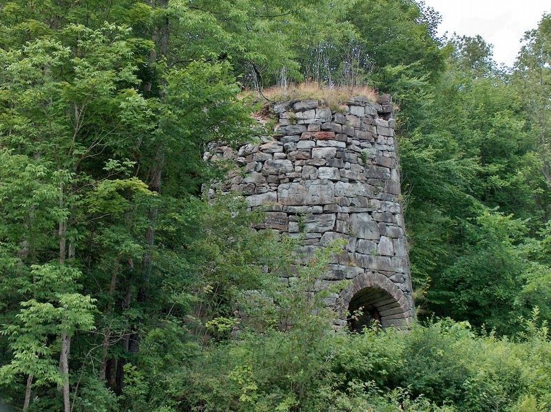 Stone Iron Furnace (<i>close view</i>) image. Click for full size.