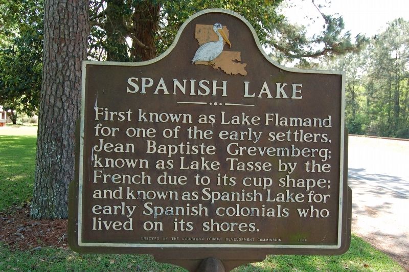 Spanish Lake Marker image. Click for full size.