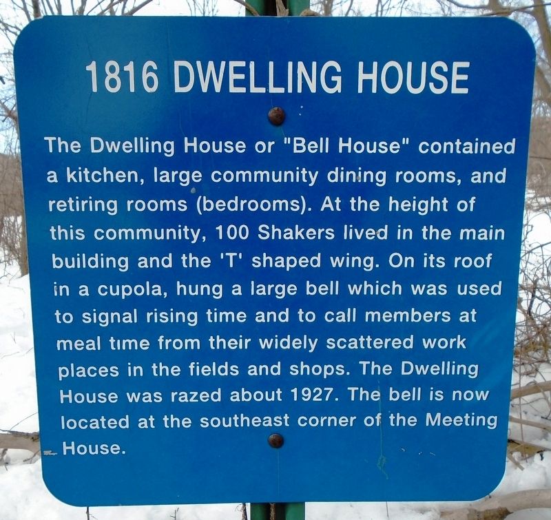 1816 Dwelling House Marker image. Click for full size.