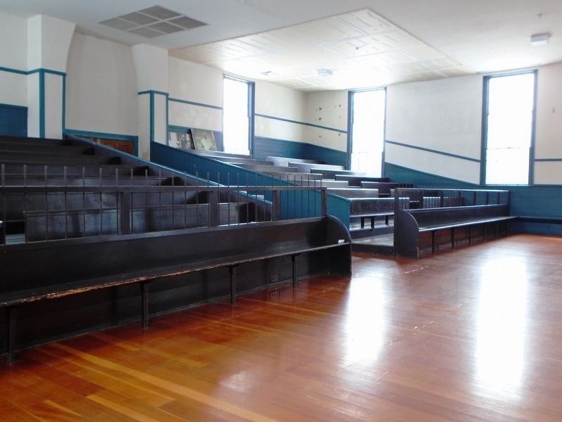 Shaker Meeting House Visitors' Area. Click for full size. Shaker Meeting House Visitors' Area image. Click for full size.