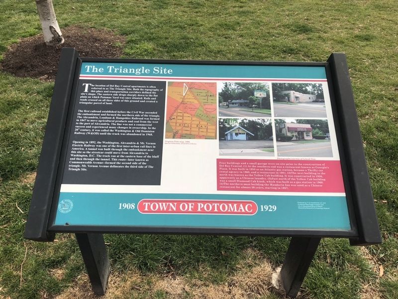The Triangle Site Marker. Click for full size. The Triangle Site Marker image. Click for full size.