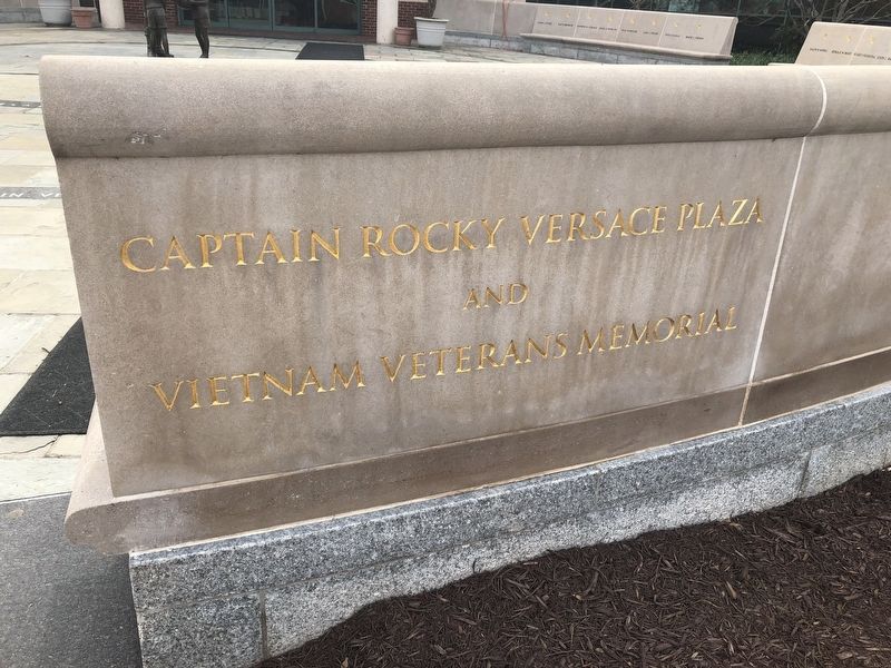Captain Rocky Versace Plaza and Vietnam Veterans Memorial Marker image. Click for full size.
