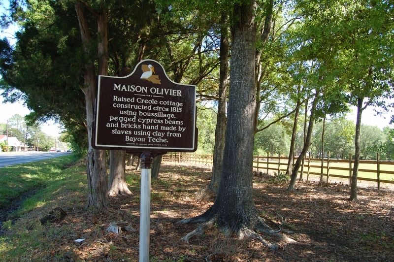 Maison Olivier Marker. Click for full size. Maison Olivier Marker image. Click for full size.