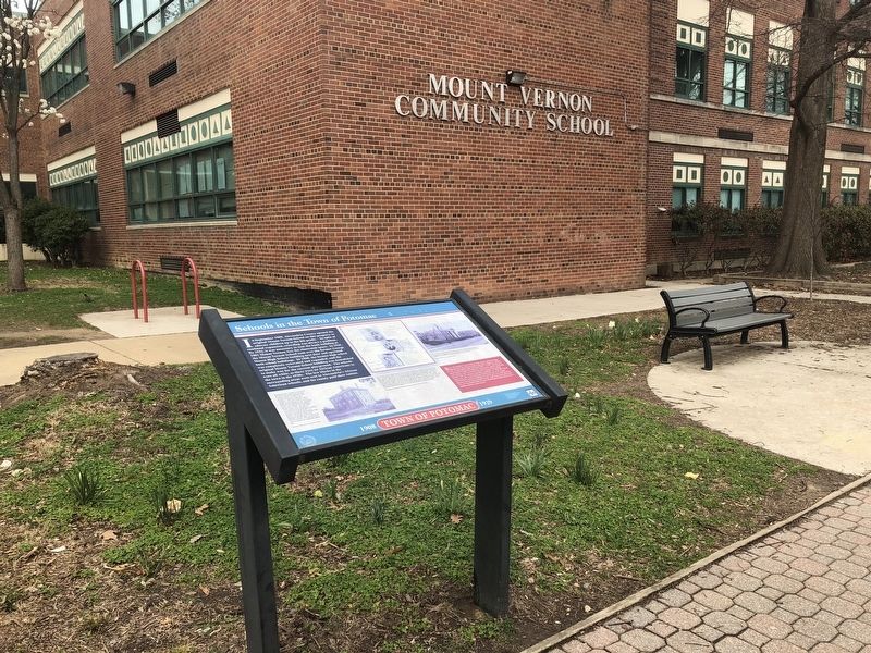 Schools in the Town of Potomac Marker. Click for full size. Schools in the Town of Potomac Marker image. Click for full size.