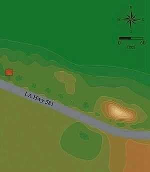 Julice Mound map image. Click for full size.