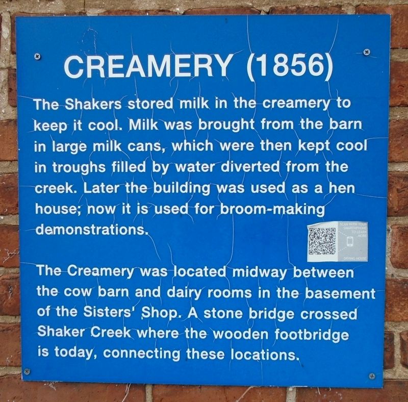 Creamery (1856) Marker. Click for full size. Creamery (1856) Marker image. Click for full size.
