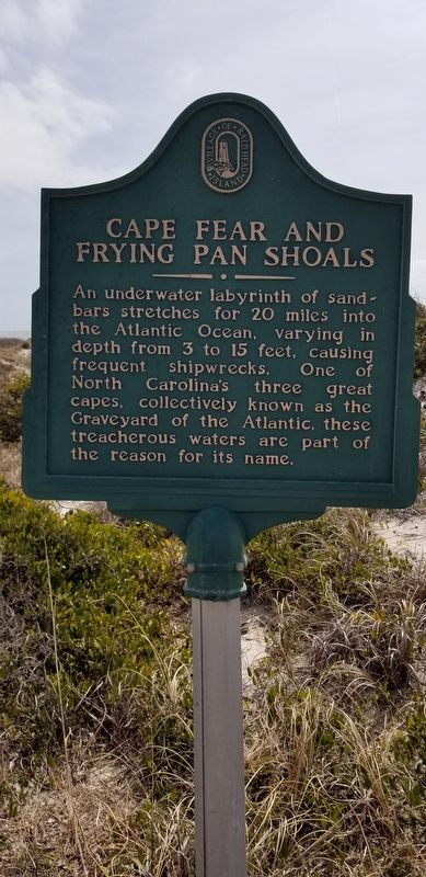 Cape Fear in Frying Pan Shoals Marker image. Click for full size.