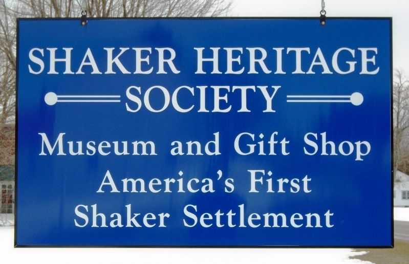 America's First Shaker Settlement Marker image. Click for full size.