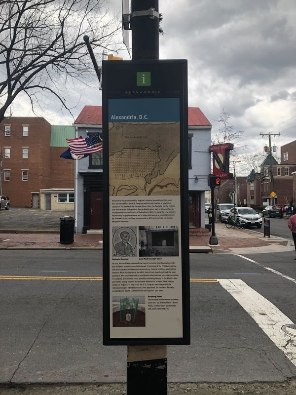 Alexandria, D.C. Marker. Click for full size. Alexandria, D.C. Marker image. Click for full size.