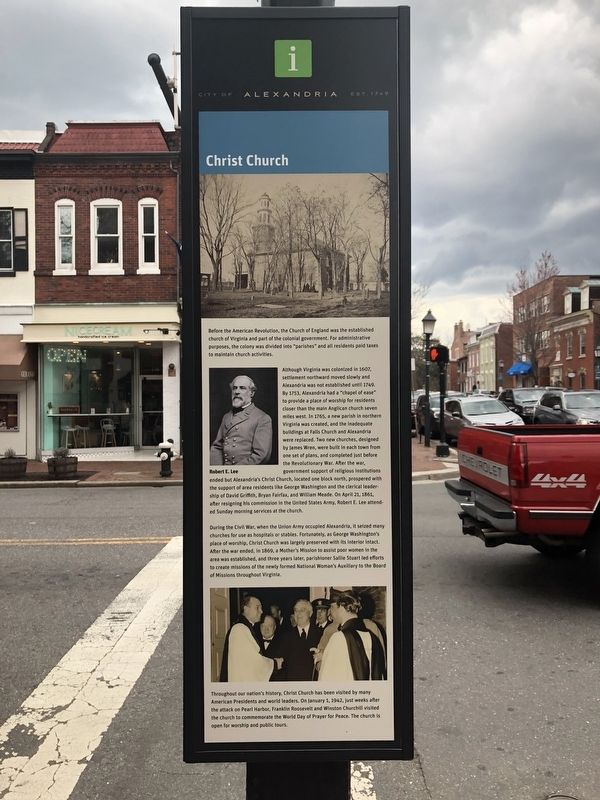 Christ Church Marker. Click for full size. Christ Church Marker image. Click for full size.