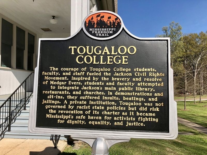 Tougaloo College Marker (front) image. Click for full size.