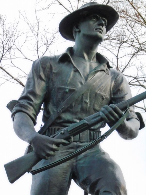 Spanish-American War Memorial Statue Detail image. Click for full size.