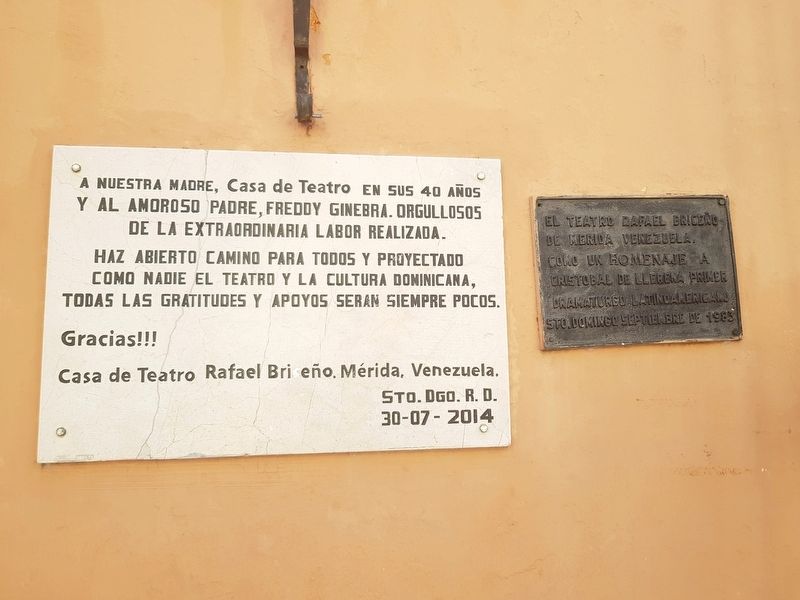 Crist�bal de Llerena Marker and the additional marker image. Click for full size.