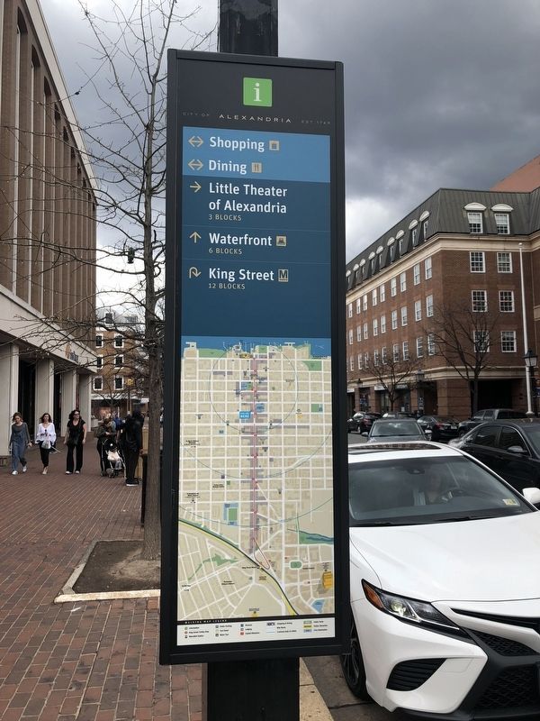 George Washington in Alexandria Marker. Click for full size. George Washington in Alexandria Marker image. Click for full size.