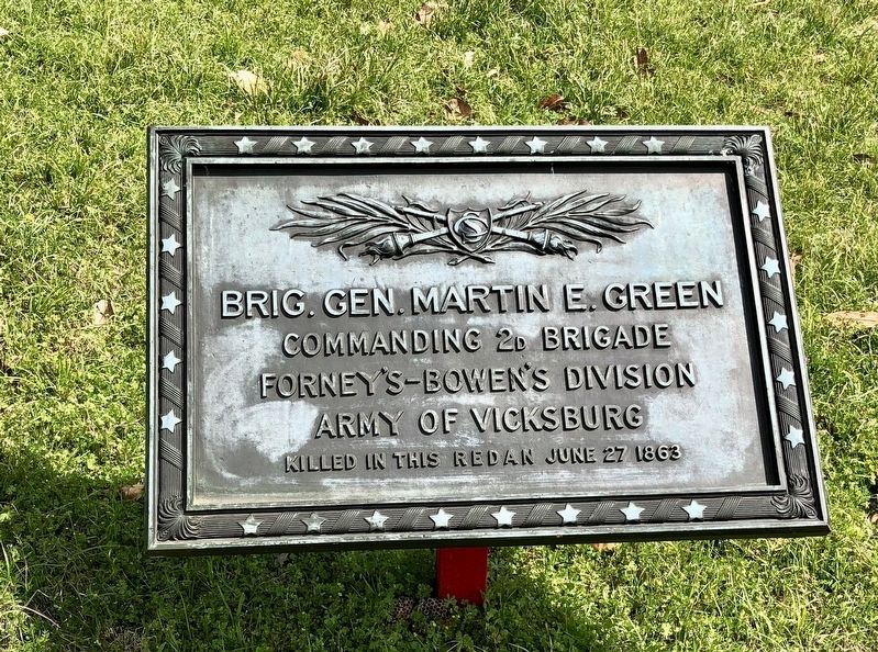 Brig. Gen. Martin E. Green Marker image. Click for full size.