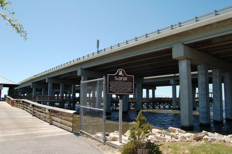 St. Tammany Fishing Pier Marker image. Click for full size.