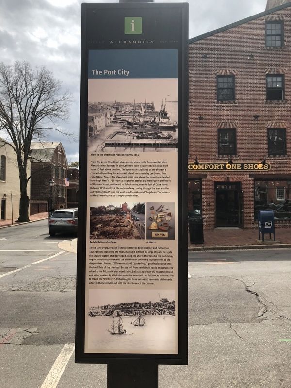 The Port City Marker image. Click for full size.