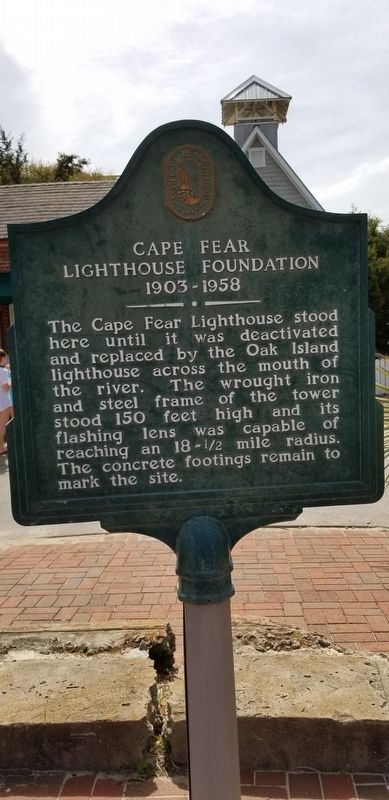 Cape Fear Lighthouse Foundation 1903 – 1958 Marker image. Click for full size.