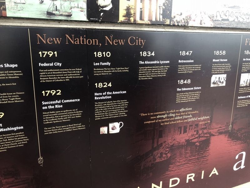 Alexandria Marker. Click for full size. Alexandria Marker image. Click for full size.