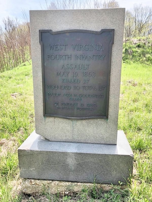 West Virginia 4th Infantry Marker image. Click for full size.
