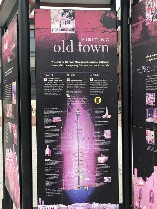 Visiting Old Town Marker image. Click for full size.