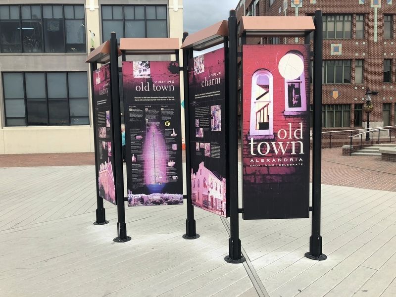 Visiting Old Town Marker image. Click for full size.