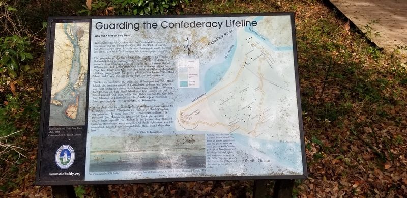 Guarding the Confederacy Lifeline Marker image. Click for full size.