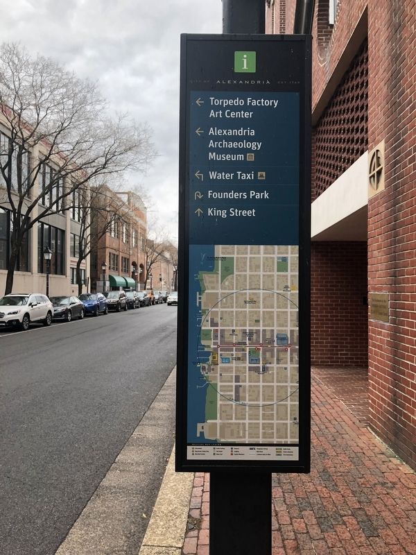 Torpedo Factory Art Center Marker. Click for full size. Torpedo Factory Art Center Marker image. Click for full size.