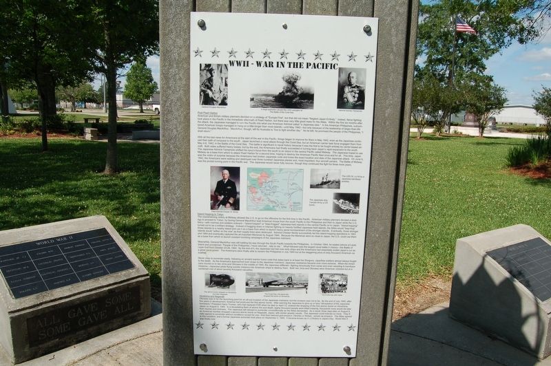 WWII - War In The Pacific Marker image. Click for full size.