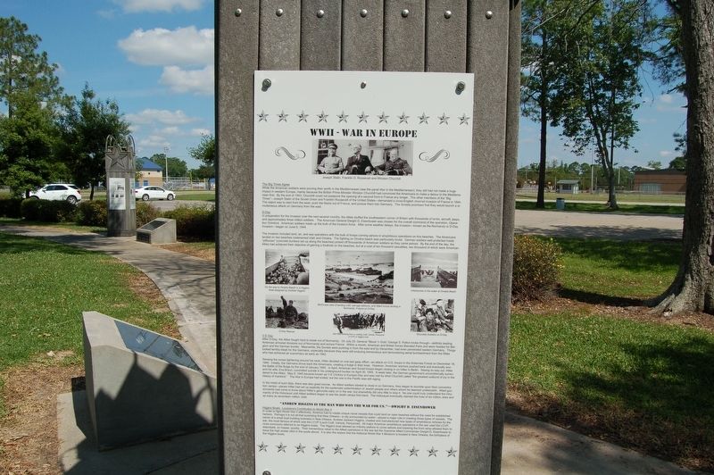 WWII - War In Europe Marker image. Click for full size.