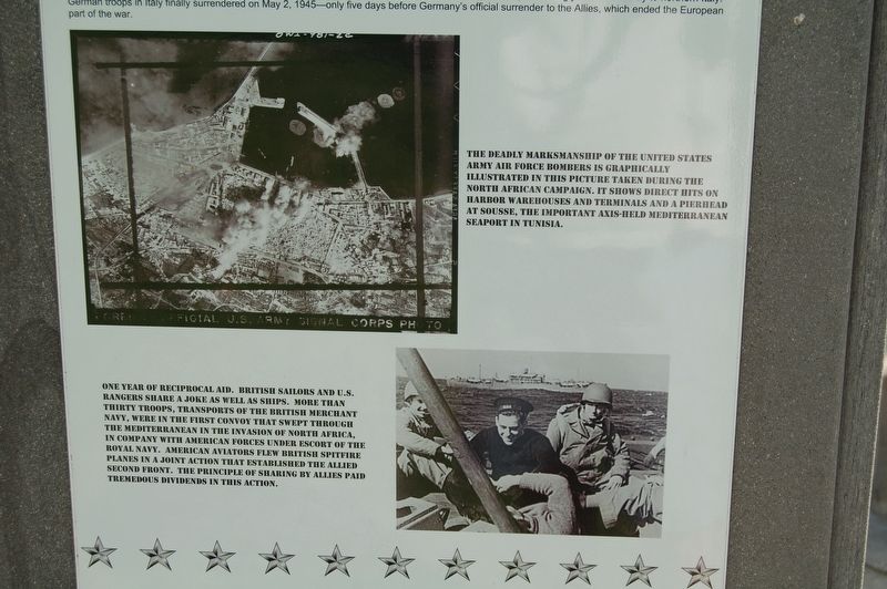WWII - War In The Mediterranean Marker image. Click for full size.