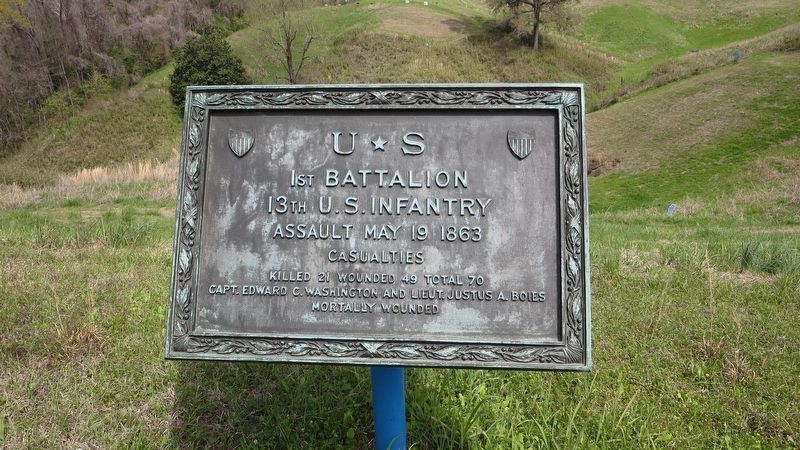 U☆S 1st Battalion 13th U.S. Infantry Marker image. Click for full size.