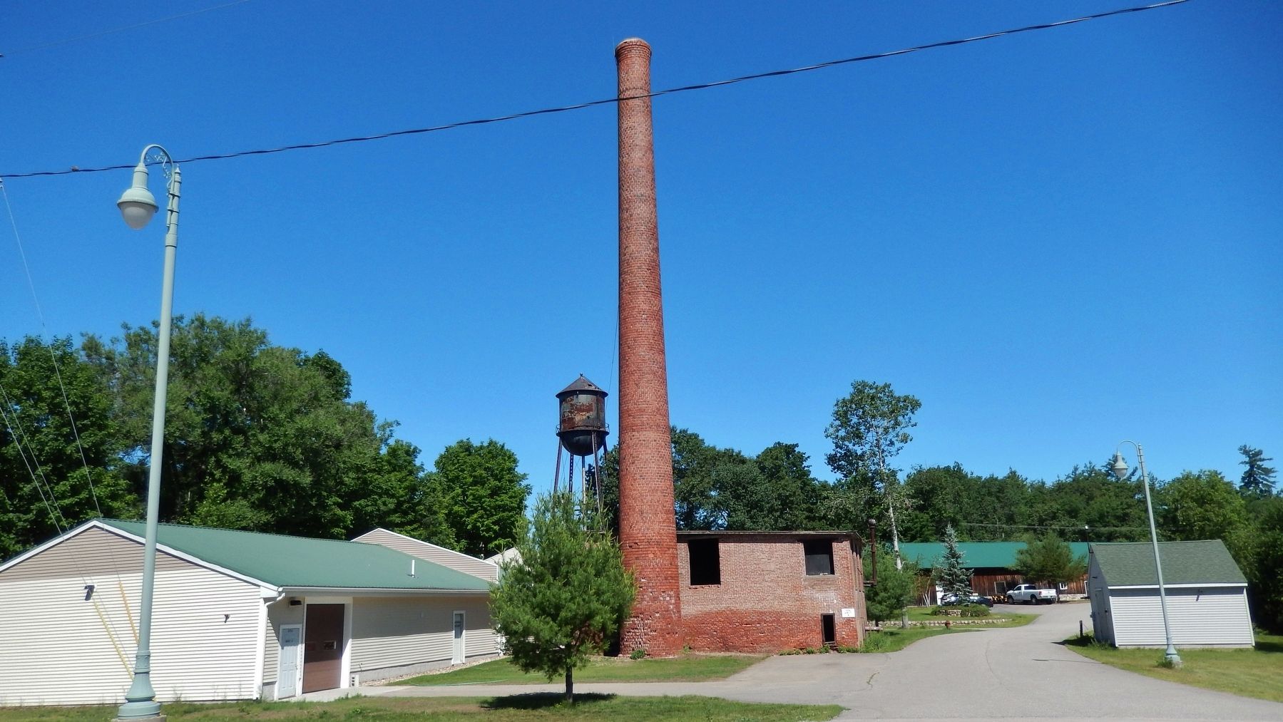 Spaulding & Frost Cooperage (<i>located just south of marker</i>) image. Click for full size.