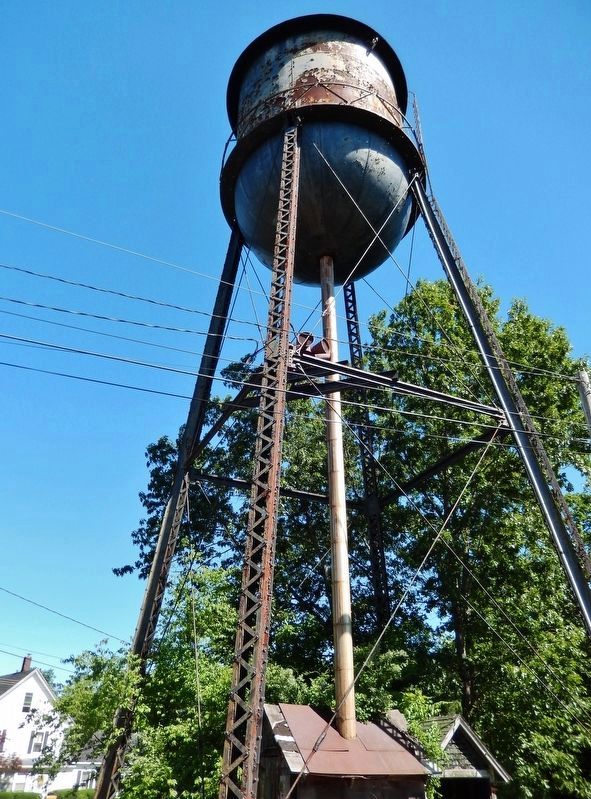 Old Water Tower (<i>adjacent to marker</i>) image. Click for full size.