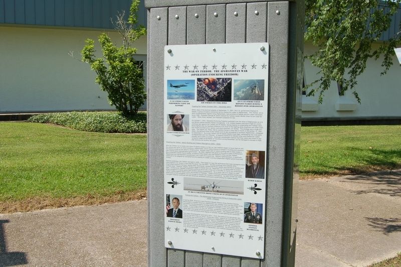 The War on Terror: The Afghanistan War Marker image. Click for full size.