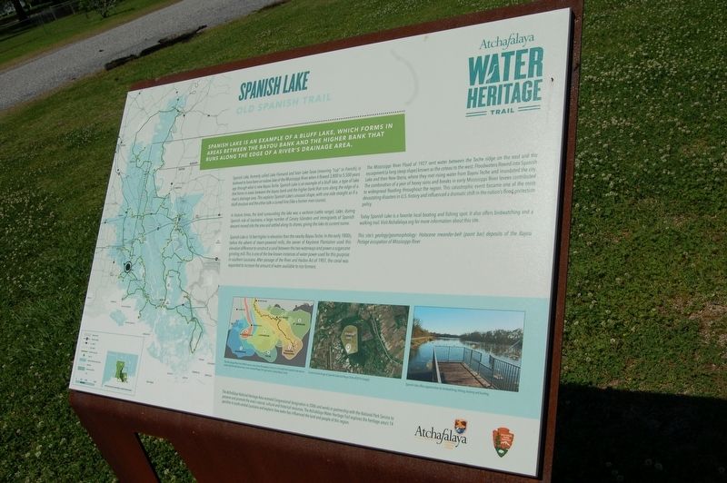 Spanish Lake Marker. Click for full size. Spanish Lake Marker image. Click for full size.