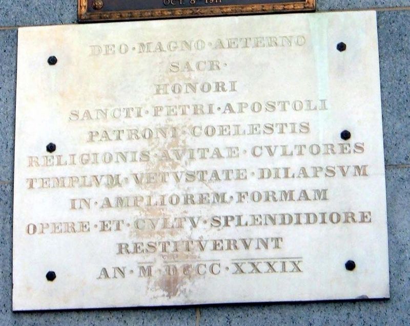 Deo Magno Aeterno Marker. Click for full size. Deo Magno Aeterno Marker image. Click for full size.