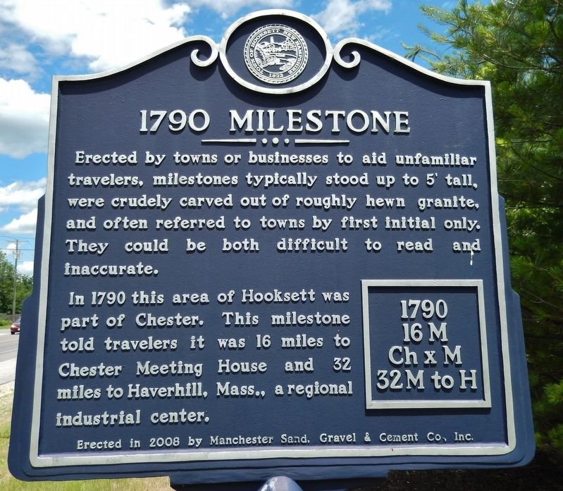 1790 Milestone Marker. Click for full size. 1790 Milestone Marker image. Click for full size.