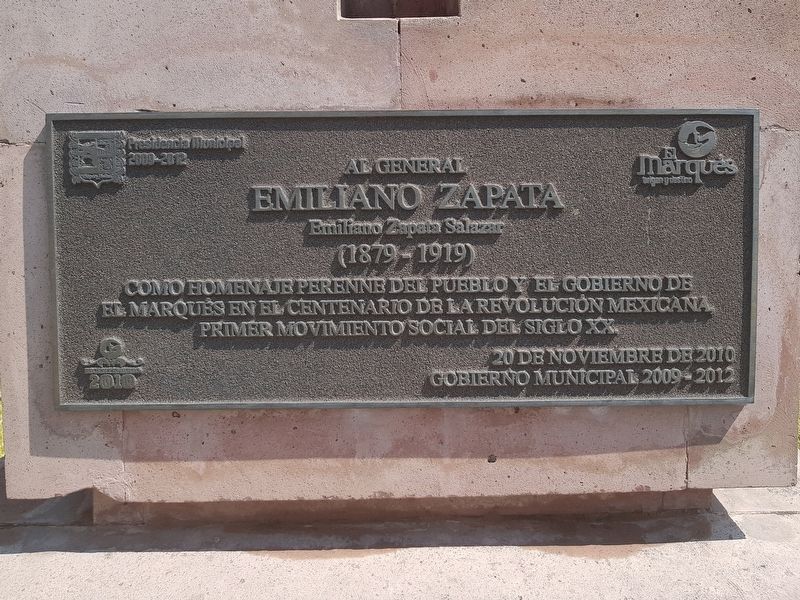 Emiliano Zapata Marker image. Click for full size.