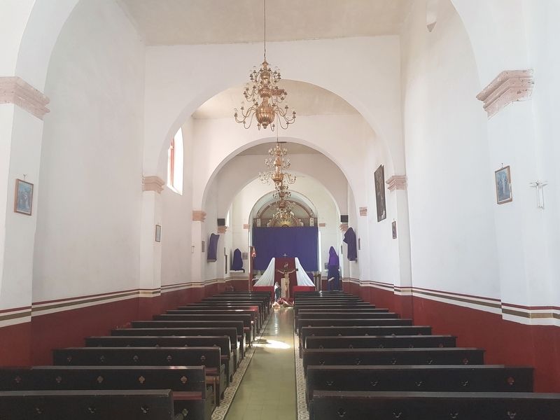 Interior of La Griega Catholic Church image. Click for full size.