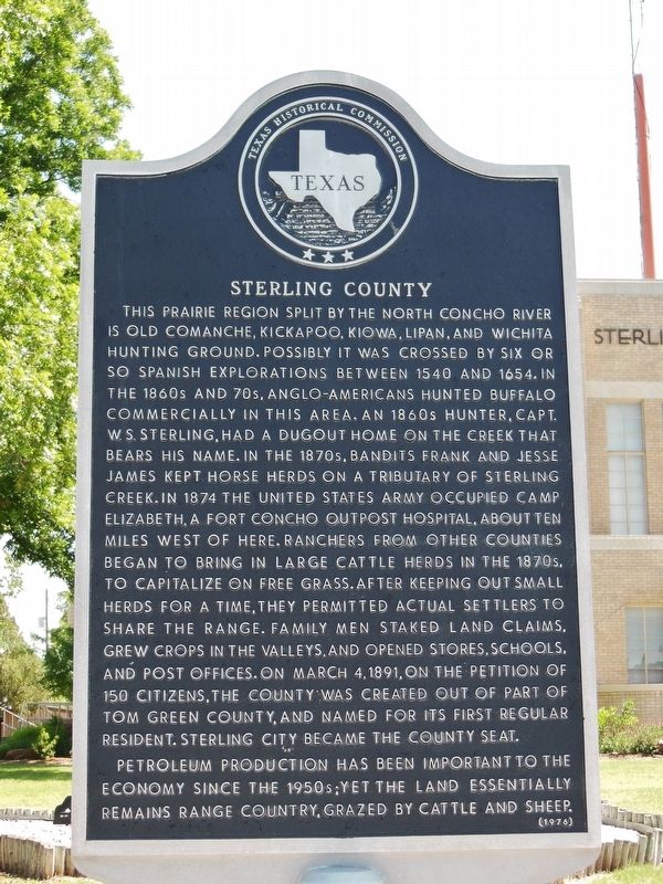 Sterling County Marker image. Click for full size.