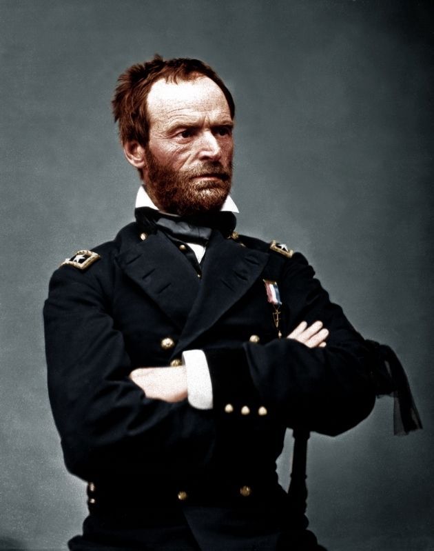 Maj. Gen. William Tecumseh Sherman, USA image. Click for full size.